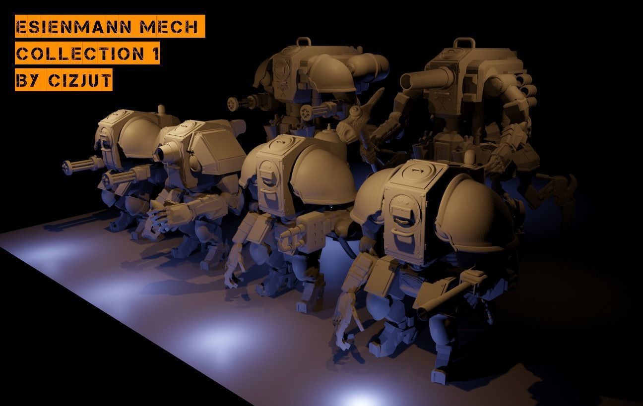 EISENMANN MECH COLLECTION 1 - By Cizjut 3D print model_1
