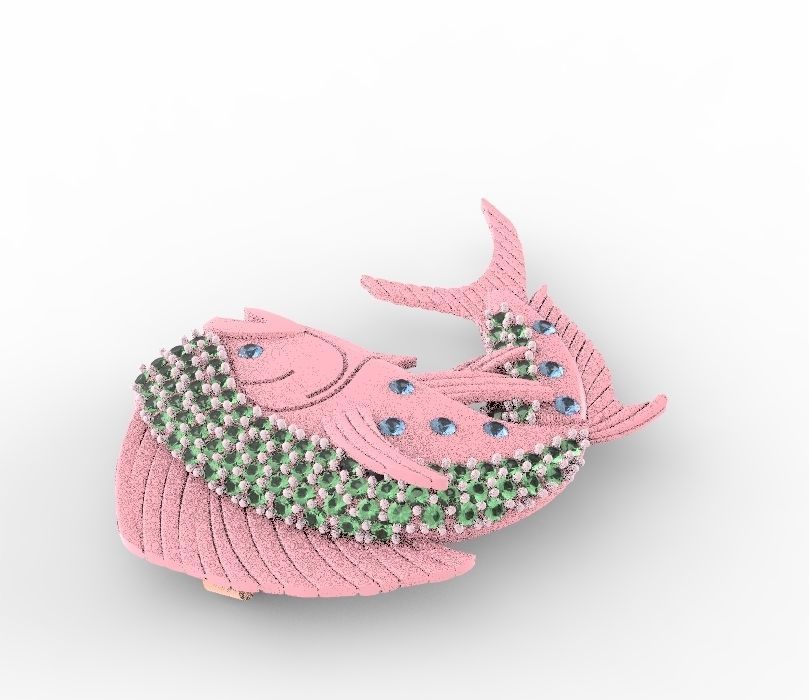 jumping Mahi Mahi 3D print model_8