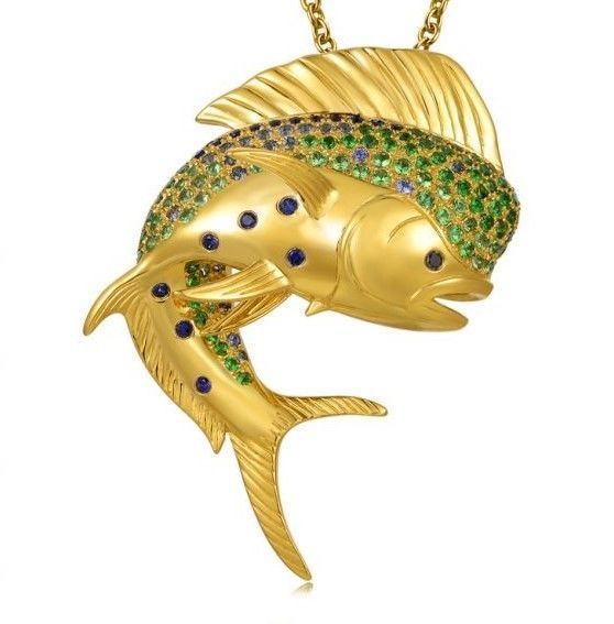 jumping Mahi Mahi 3D print model_12