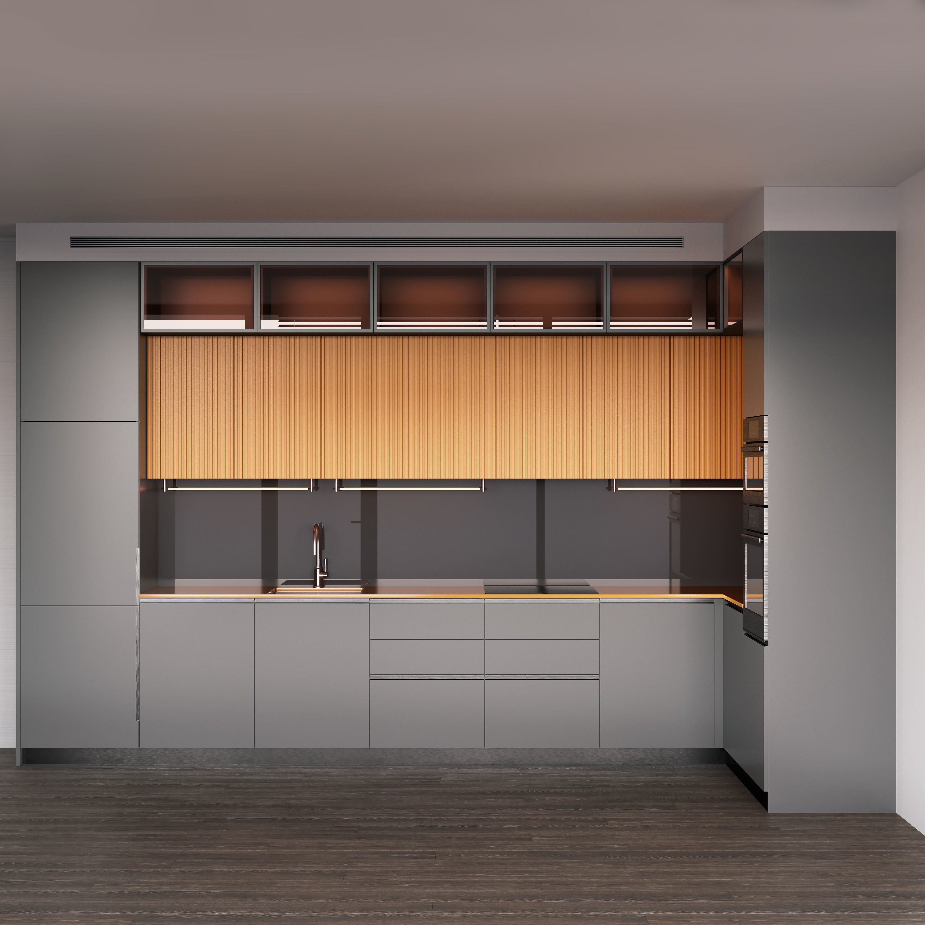 Modern Kitchen 3D model_1