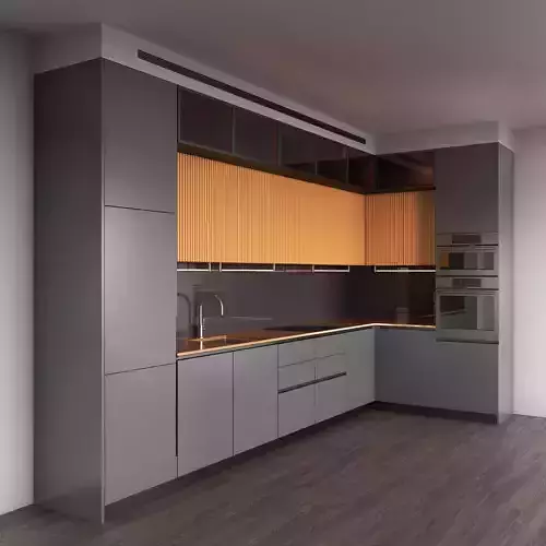 Modern Kitchen 3D model