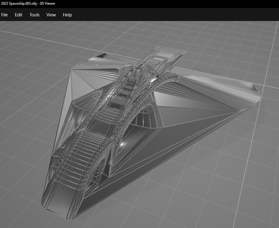 Spaceship 003 3D model_9