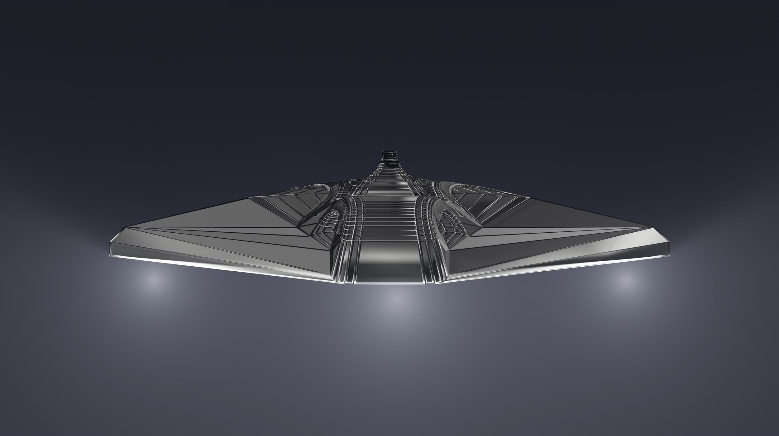 Spaceship 003 3D model_1