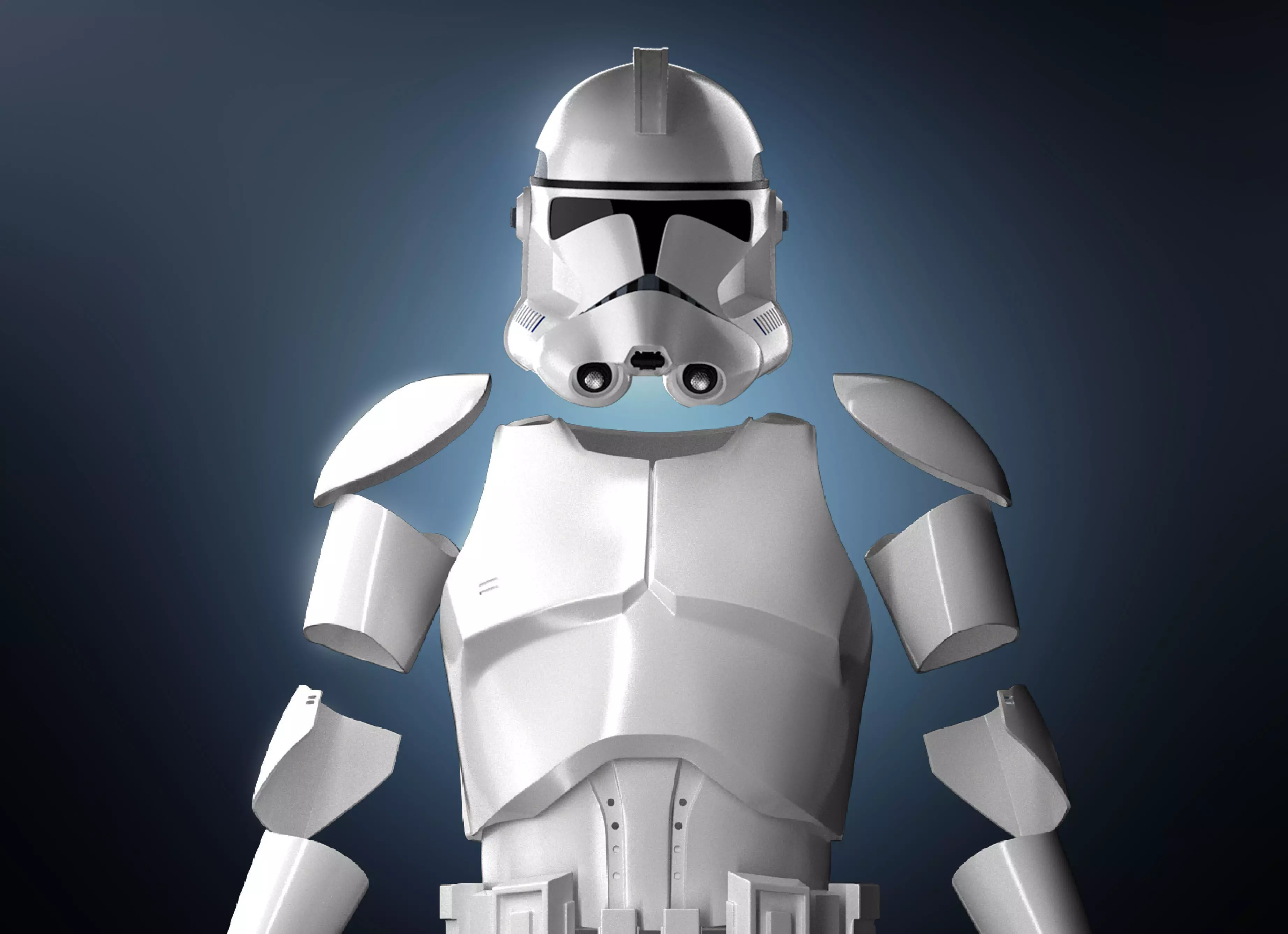 Clone Armor Phase 2  Revange of The Sith Star Wars 3d Print  3D print model_0