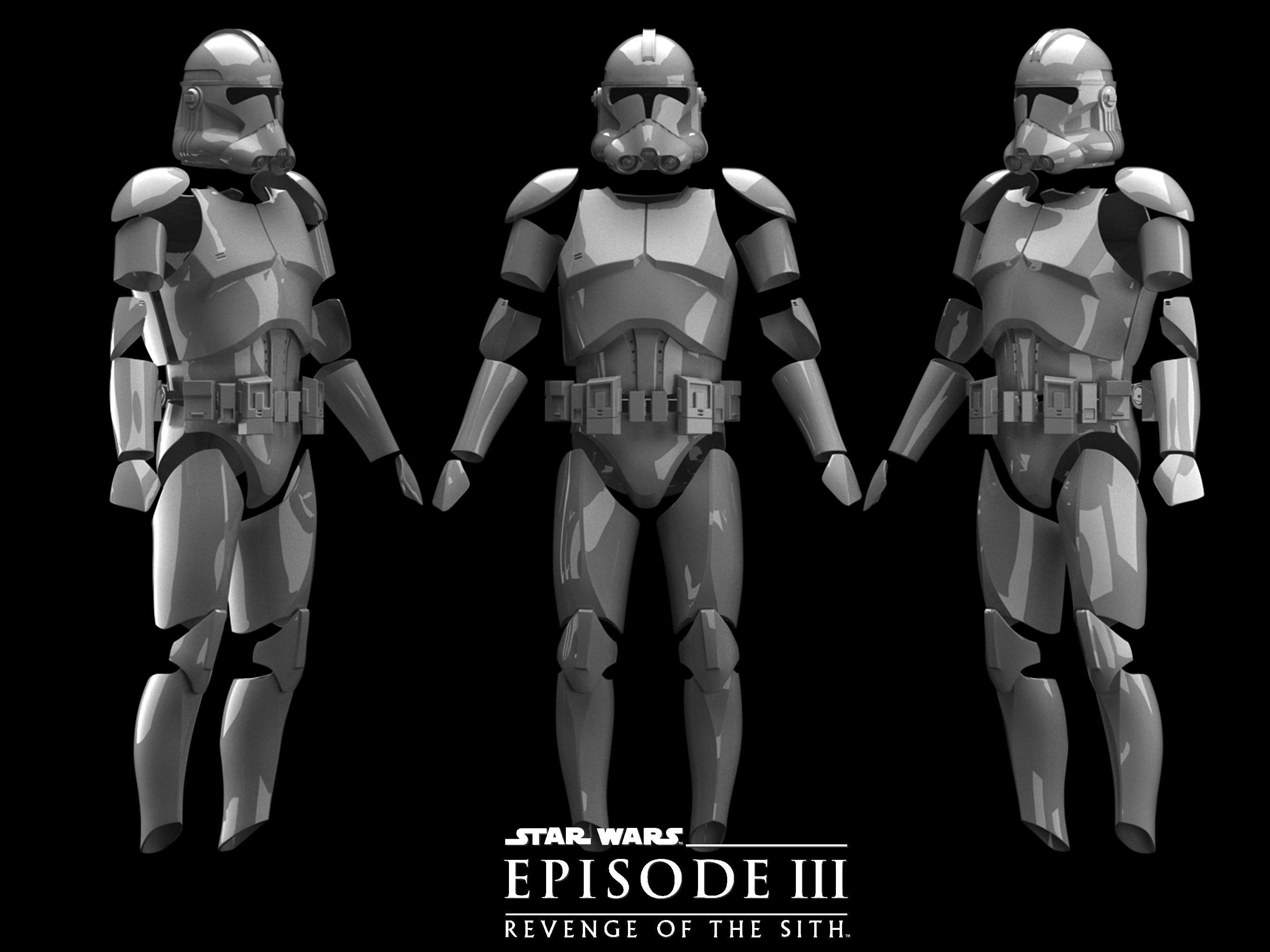 Clone Armor Phase 2  Revange of The Sith Star Wars 3d Print  3D print model_3