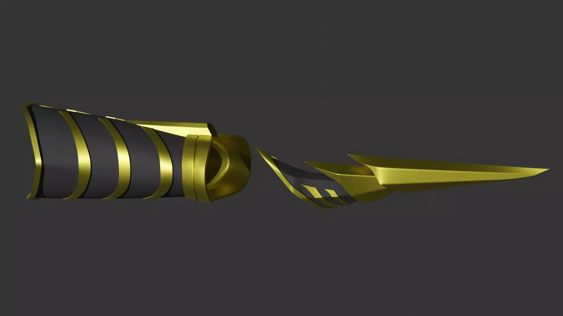 Bleach - Soi Fon Suzumebachi Zanpakuto - Bracer Gauntlet 3D print model_0