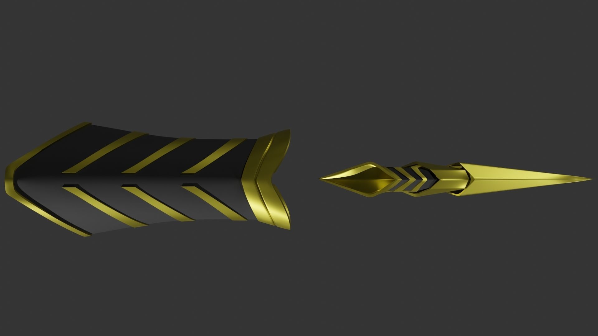 Bleach - Soi Fon Suzumebachi Zanpakuto - Bracer Gauntlet 3D print model_5