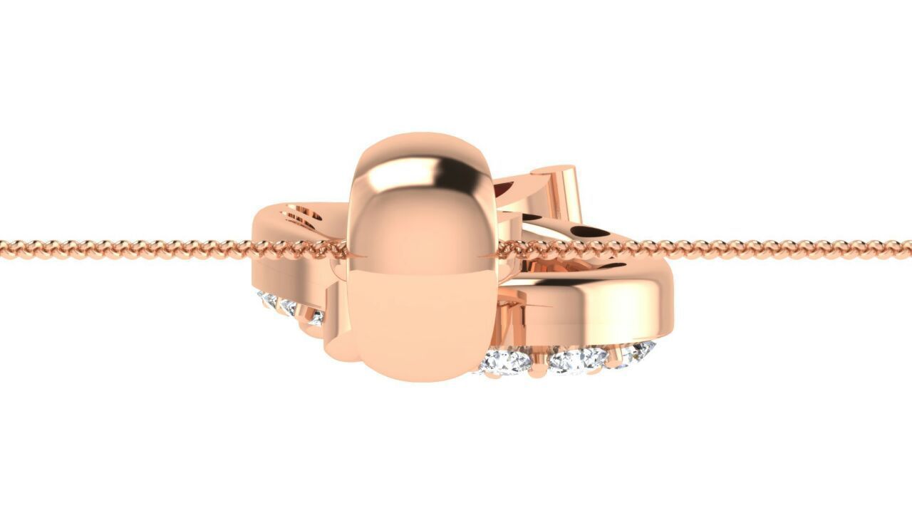 Women Pear Diamond Pendants 3dm STL ONJ FBX Render Details 3D print model_2