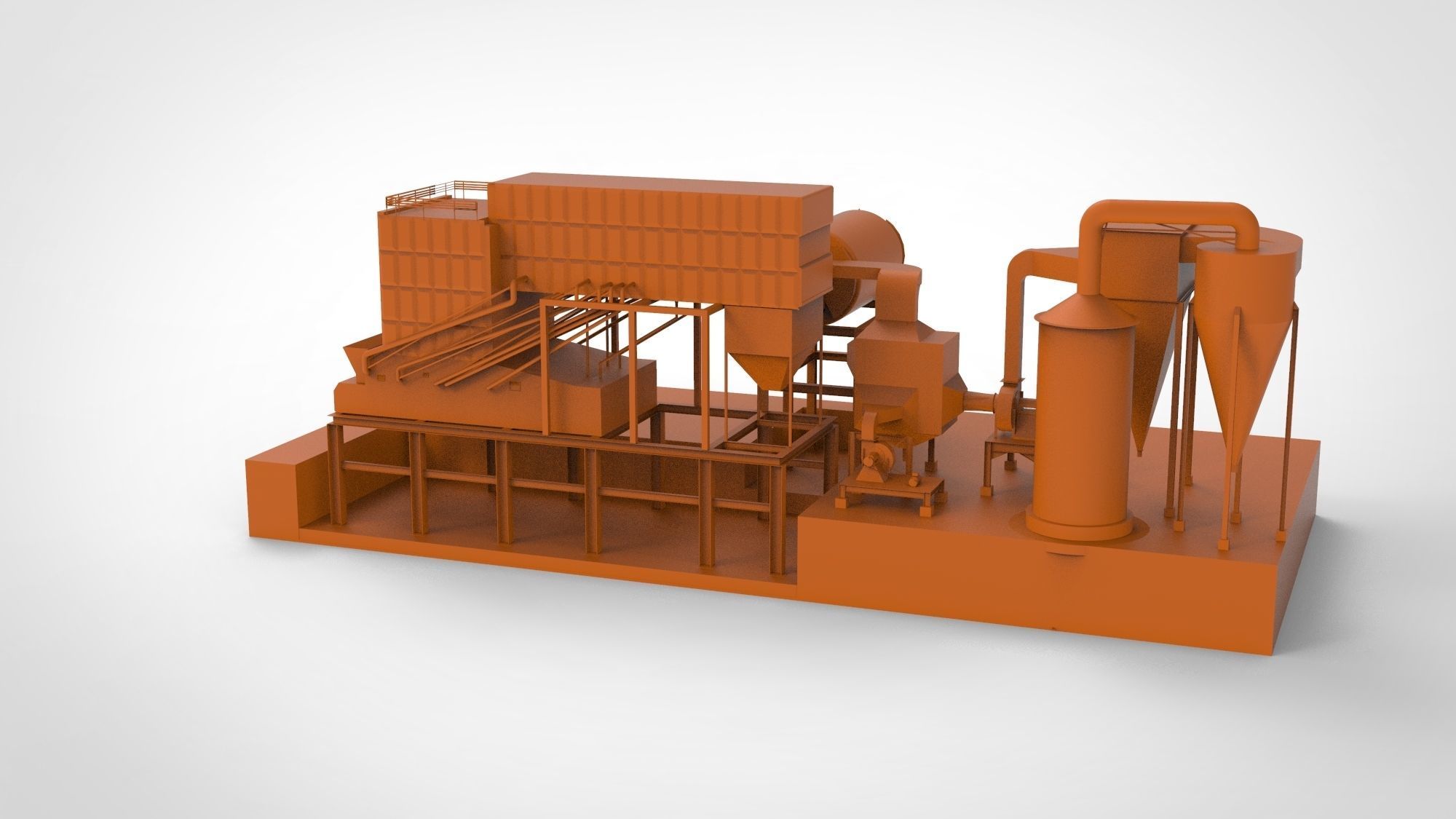 Steam boiler 3D model_6