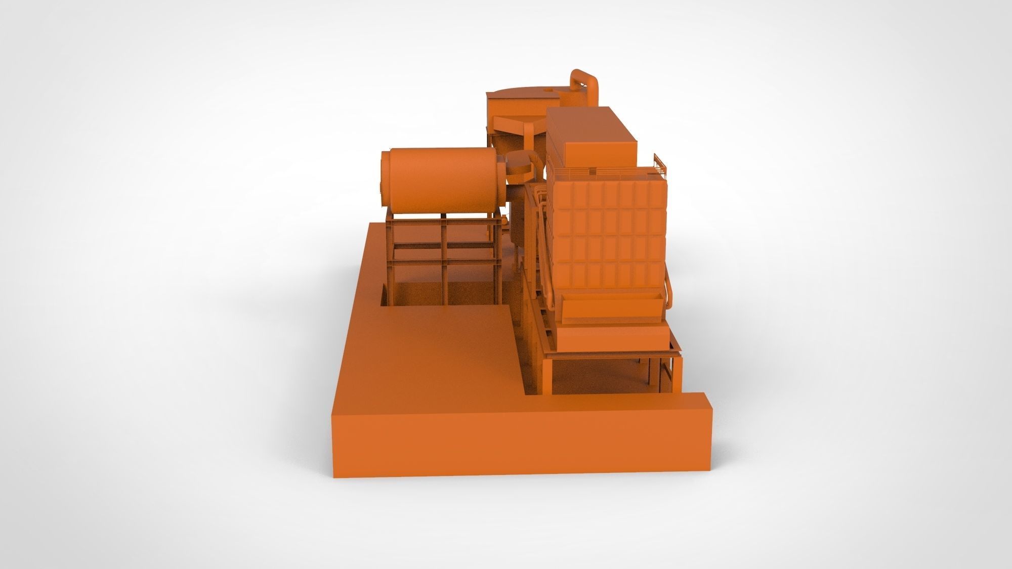 Steam boiler 3D model_3