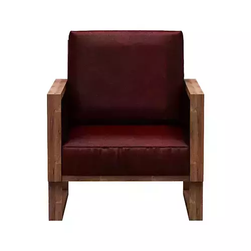 Armchair crocodile leather lounge chair