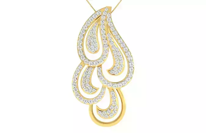 Women Pendants 3dm STL ONJ FBX Render Details