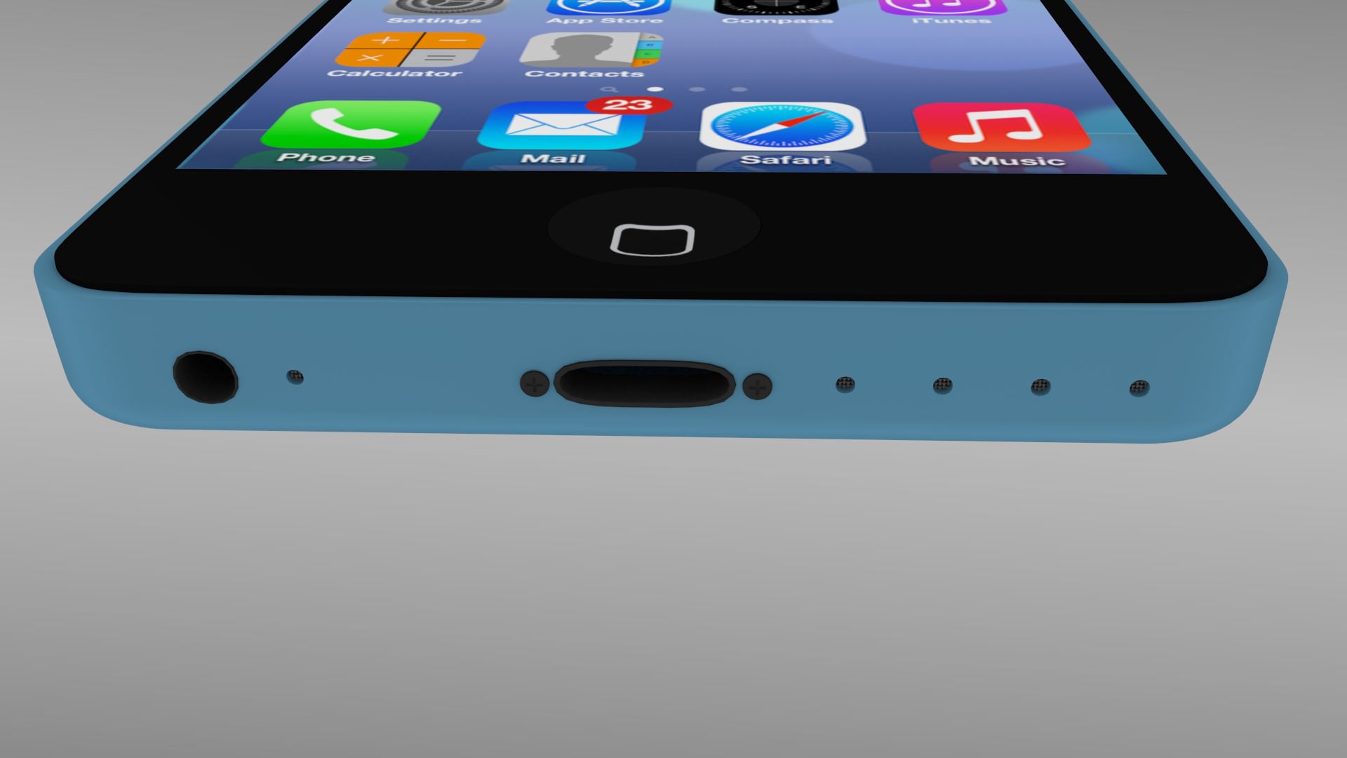 Iphone 5C 3D model_16