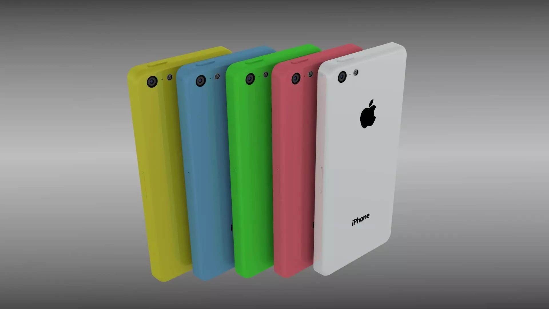 Iphone 5C 3D model_0