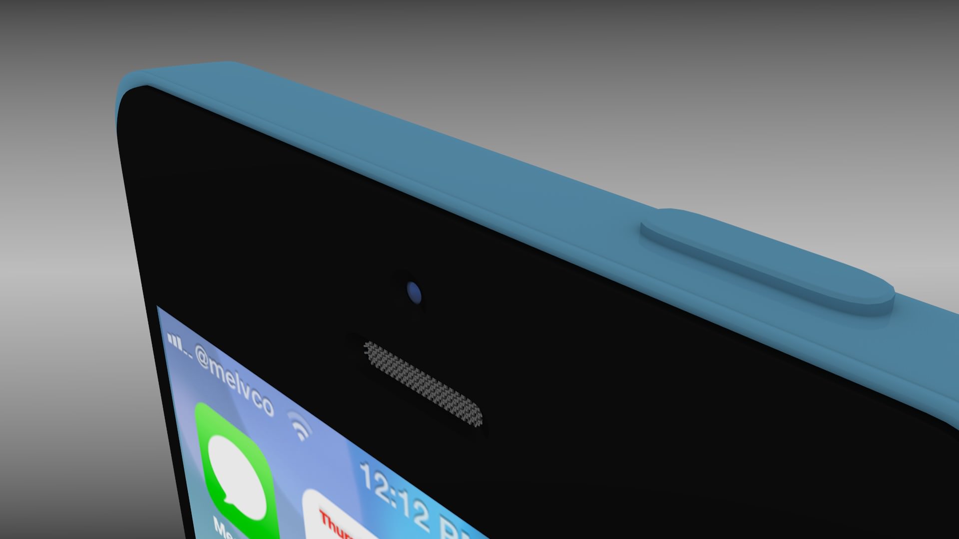 Iphone 5C 3D model_13
