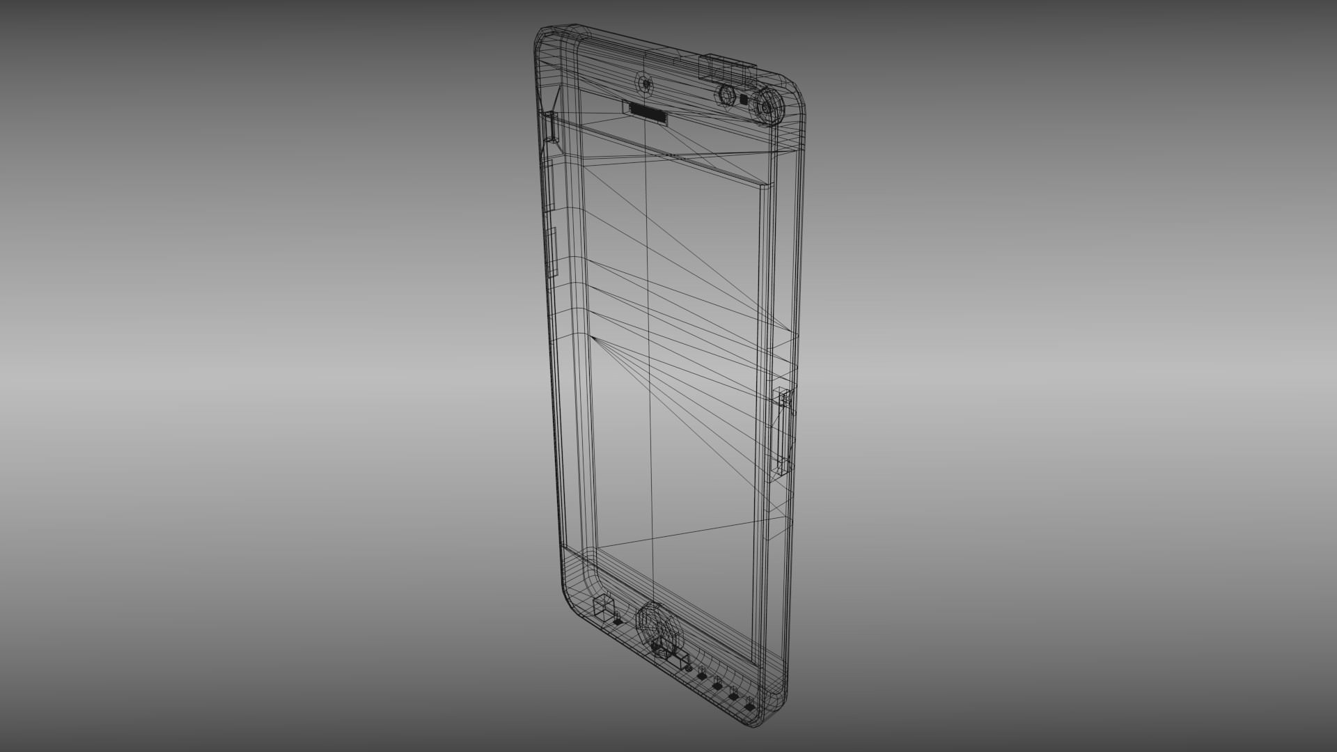 Iphone 5C 3D model_19