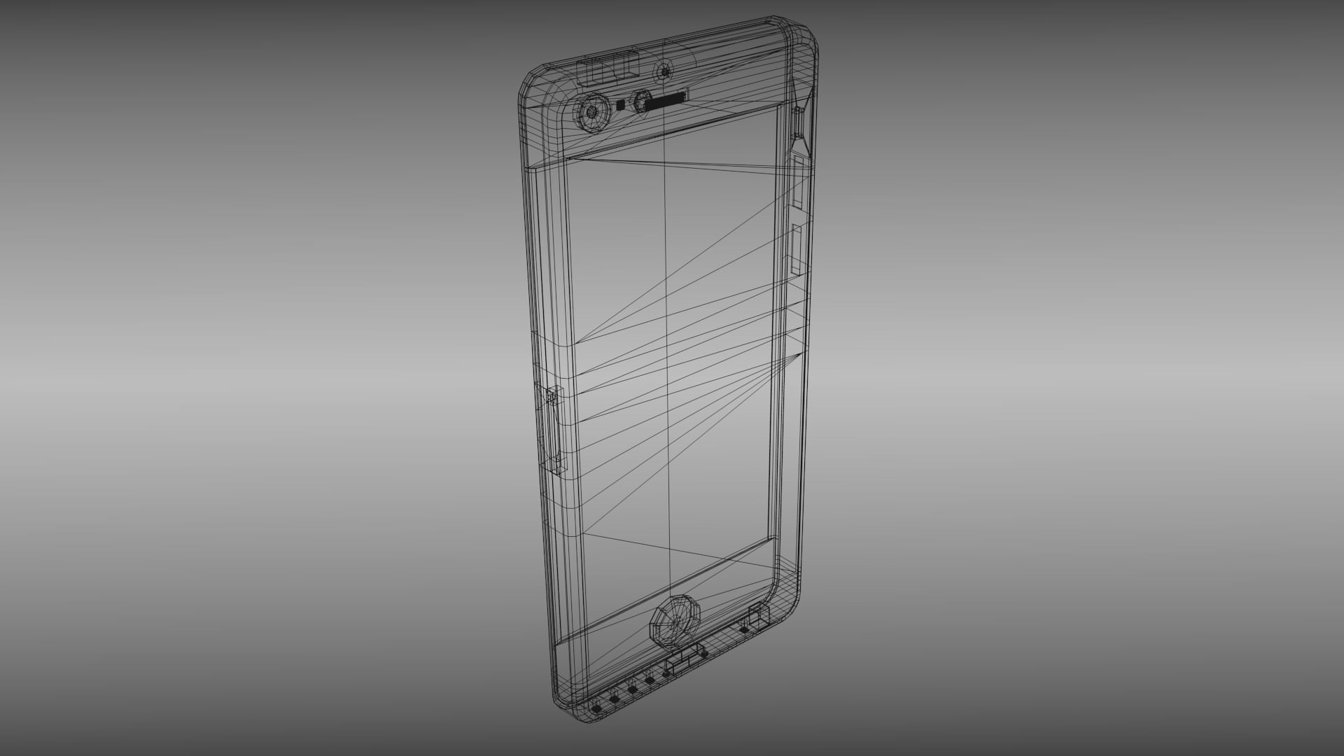 Iphone 5C 3D model_20