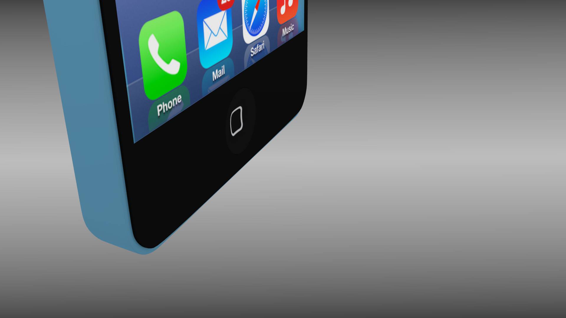 Iphone 5C 3D model_15