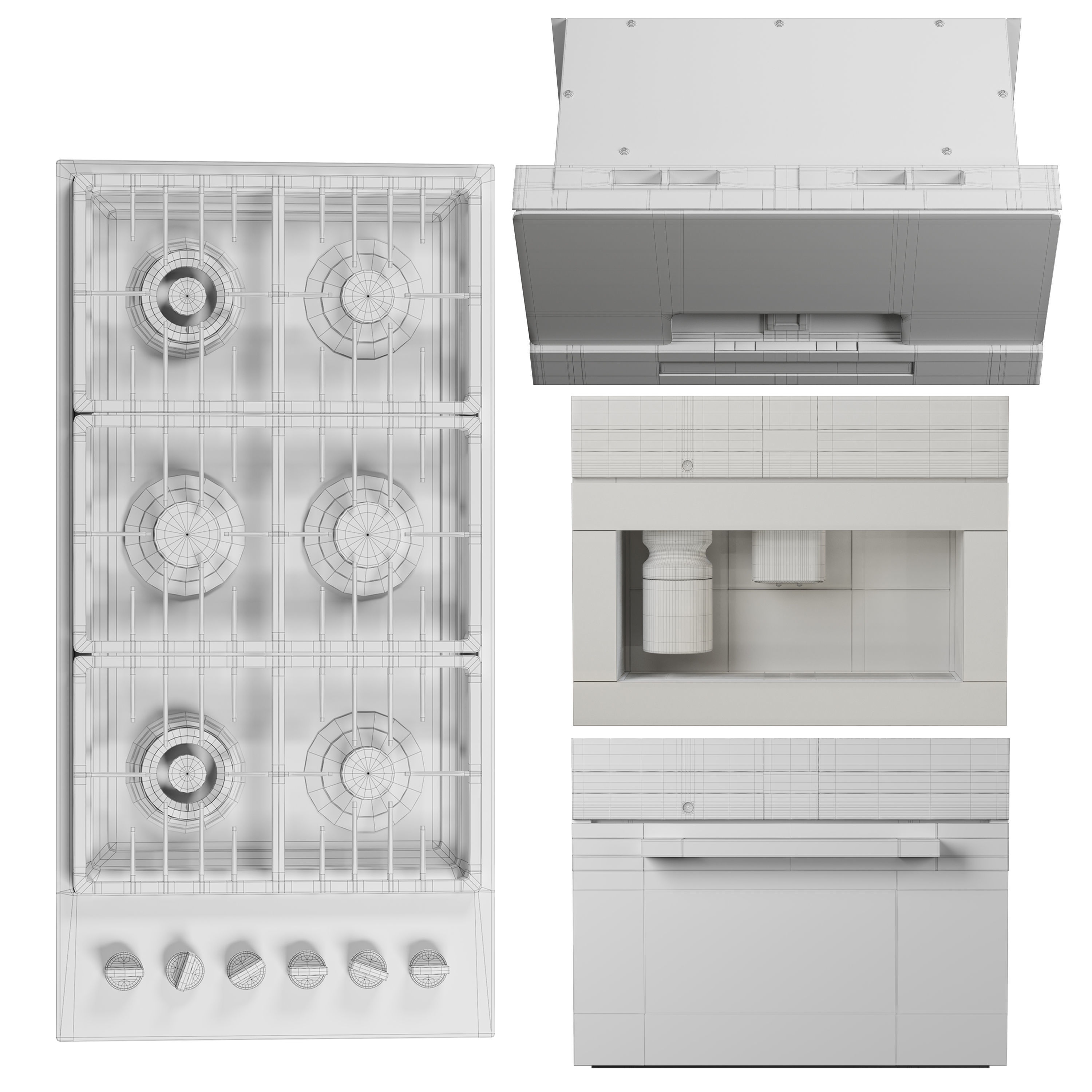MIele Appliances set2 3D model_1
