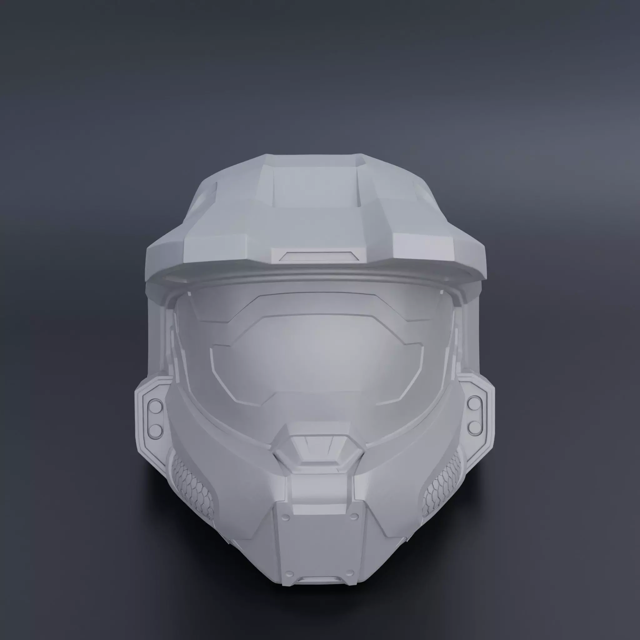 Master Chief Helmet Halo 3D print model_0