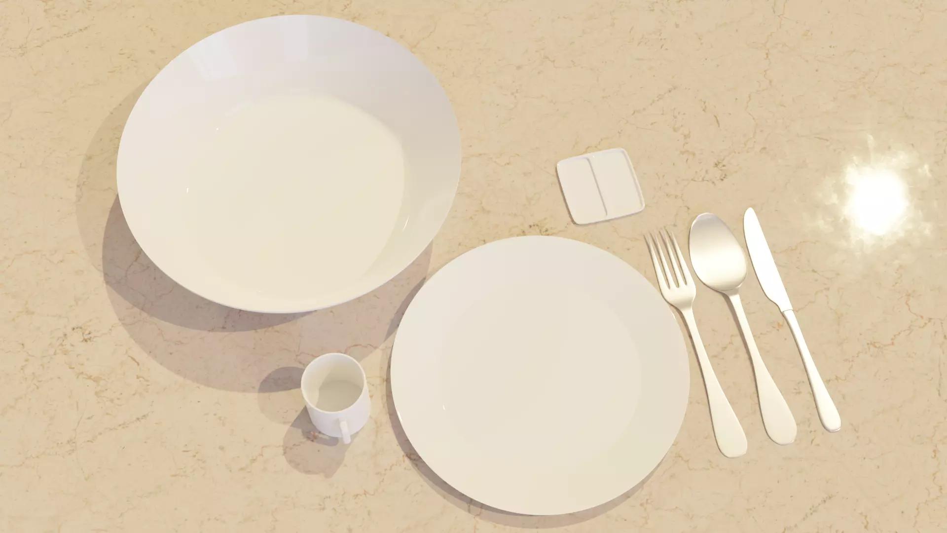 Dining Set Free 3D model