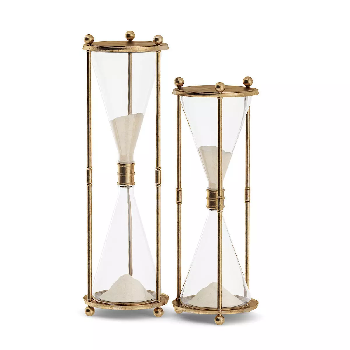 Hourglasses hourglass set 3D model_0