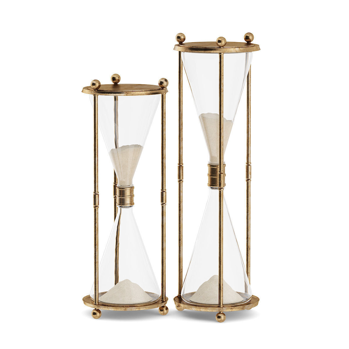 Hourglasses hourglass set 3D model_2