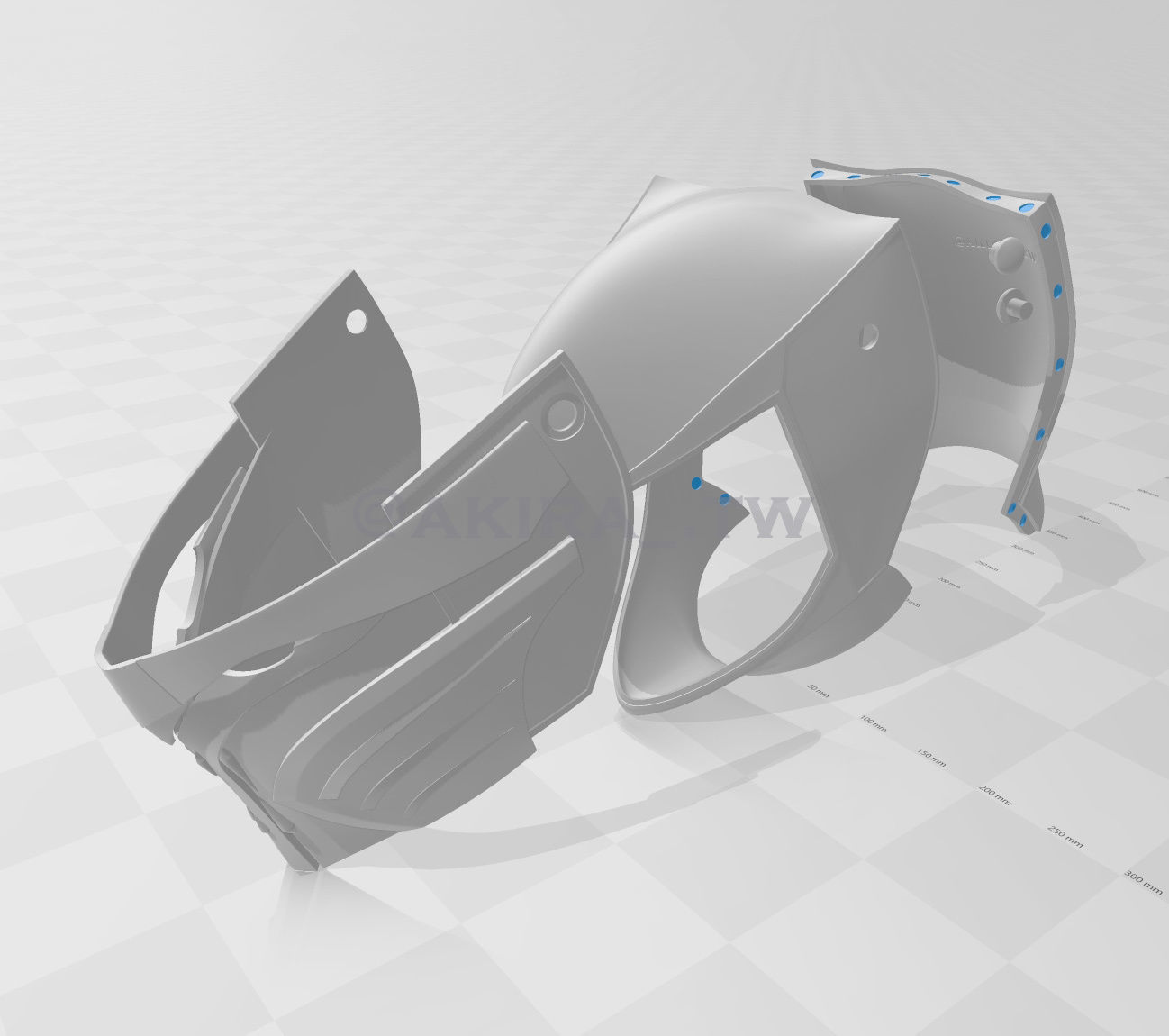 Black Panther medieval helmet The Wakandan Knight Avengers 3D print model_4