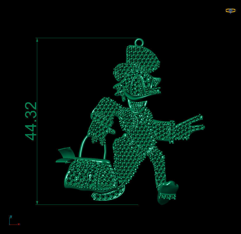McDuck pendant - Tio Patinhas  3D print model_1
