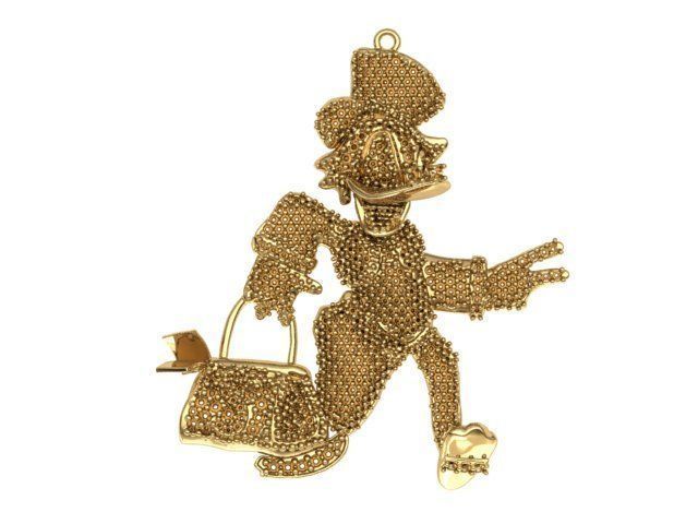 McDuck pendant - Tio Patinhas  3D print model_2