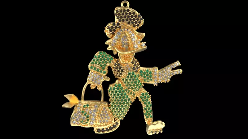 McDuck pendant - Tio Patinhas  3D print model_0