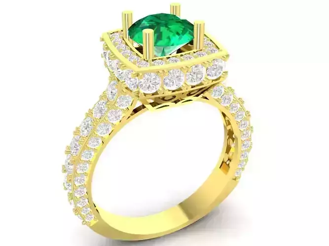 hongkong diamond women ring 3496