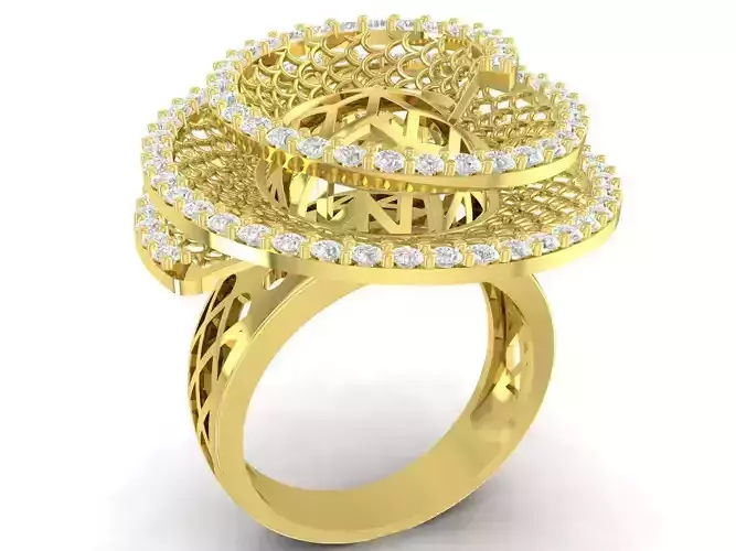 new luxury diamond ultra vision women ring 3497