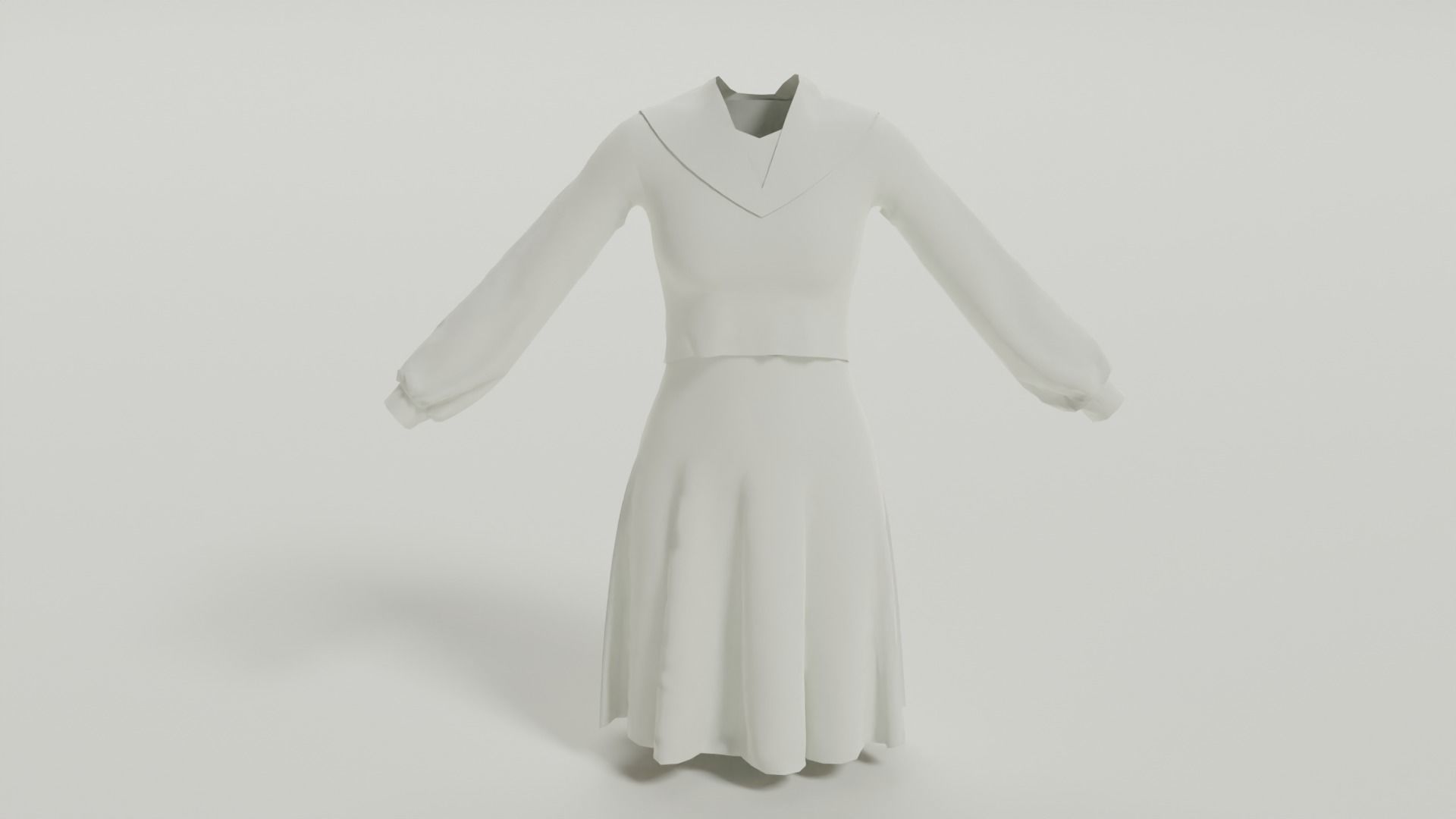 Clothes n4 Low-poly 3D model_9