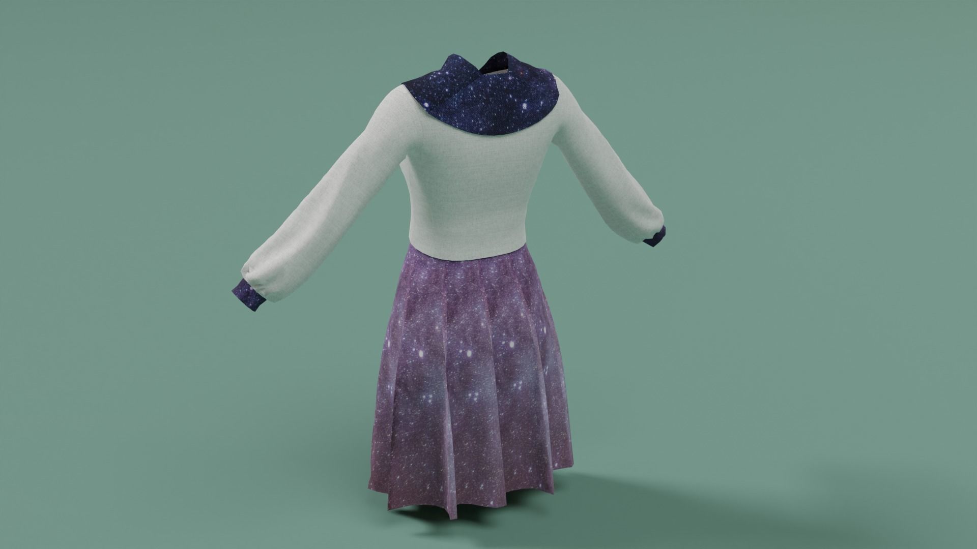 Clothes n4 Low-poly 3D model_15