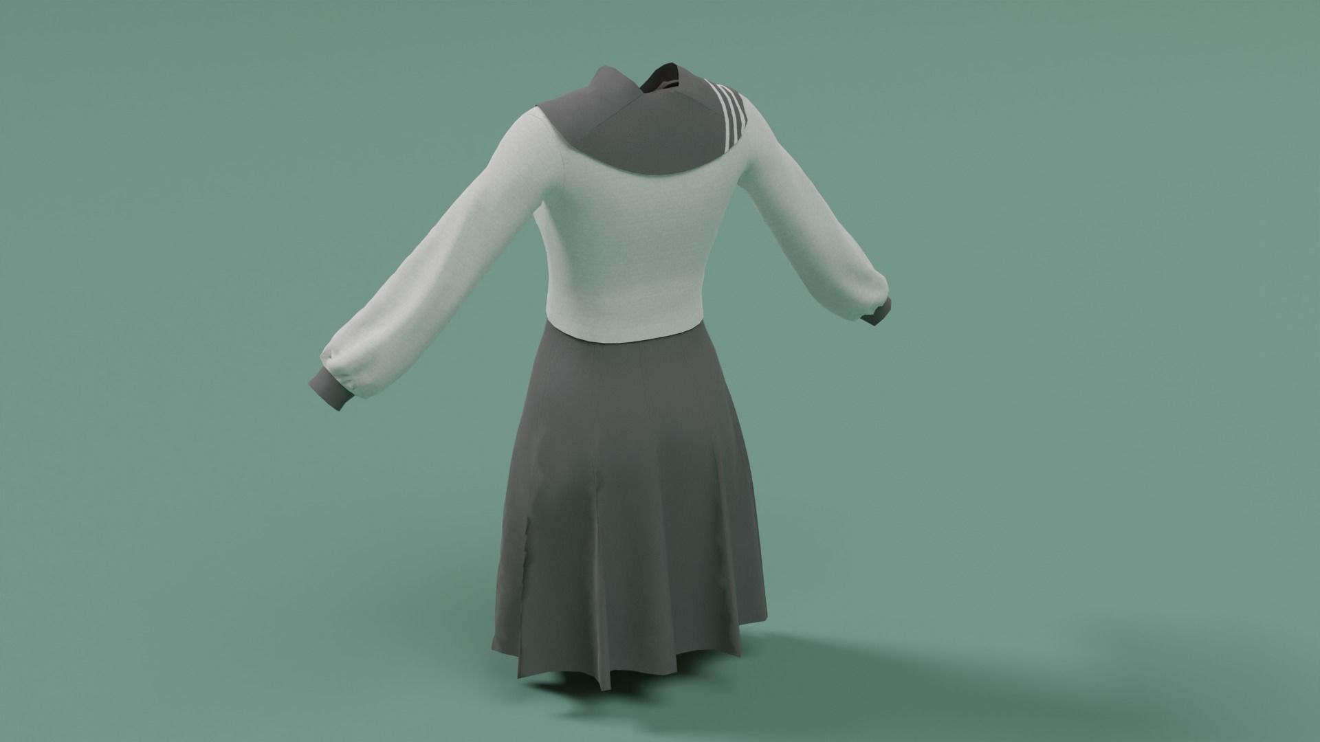 Clothes n4 Low-poly 3D model_18