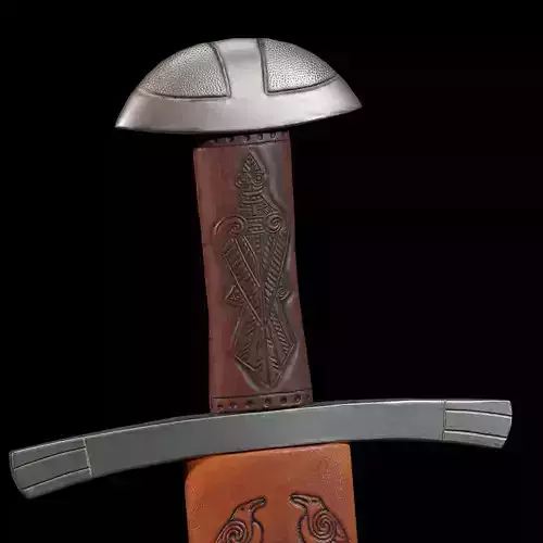 Viking sword game ready model