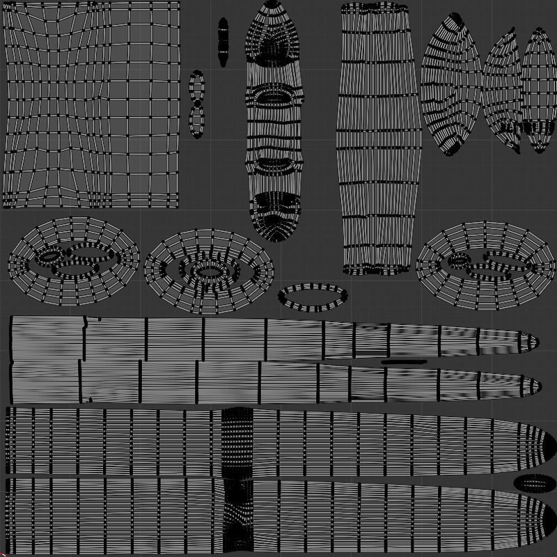 Viking sword game ready model Low-poly 3D model_6