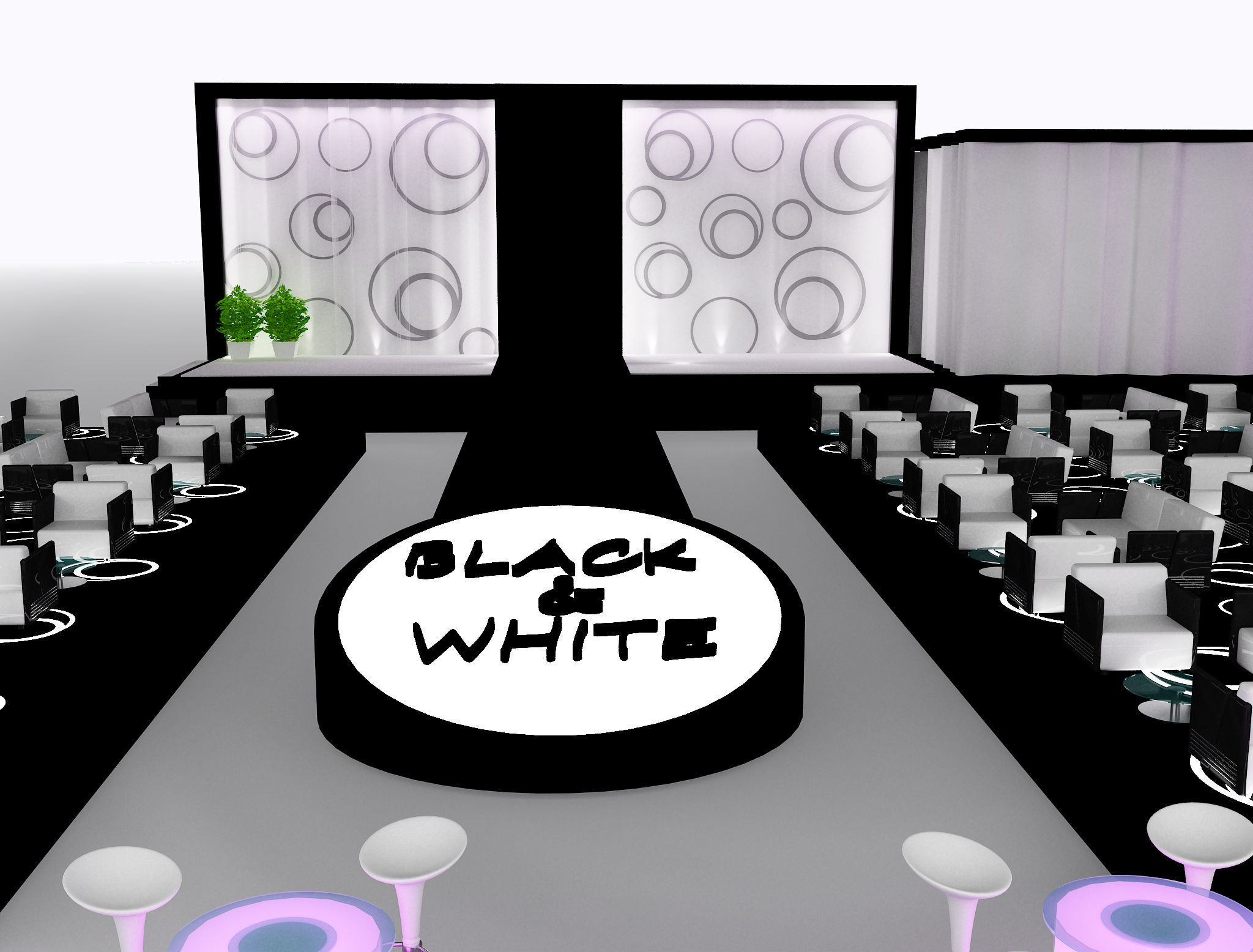 Event Exhibition Setup show presentation display a79 3D model_9