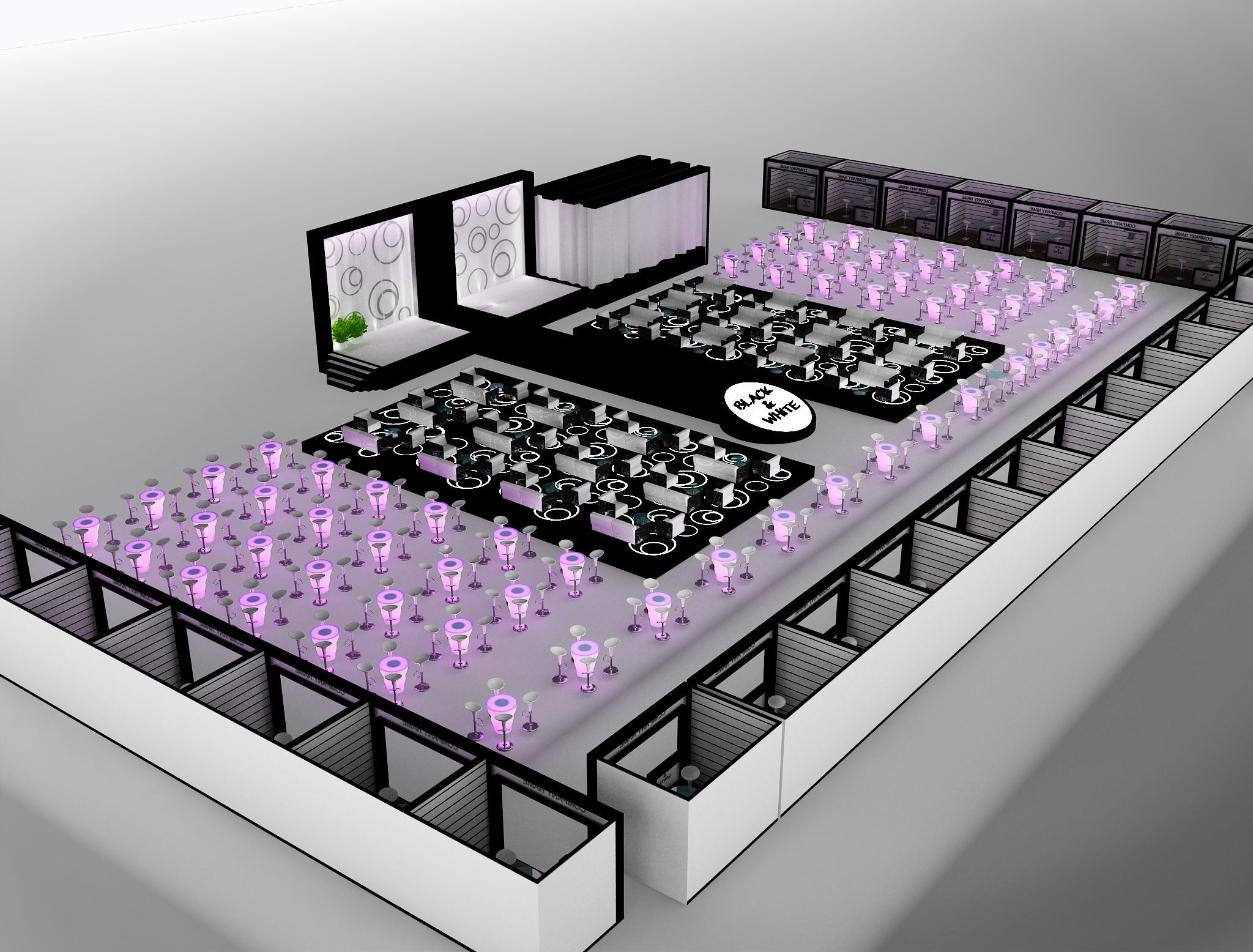 Event Exhibition Setup show presentation display a79 3D model_18