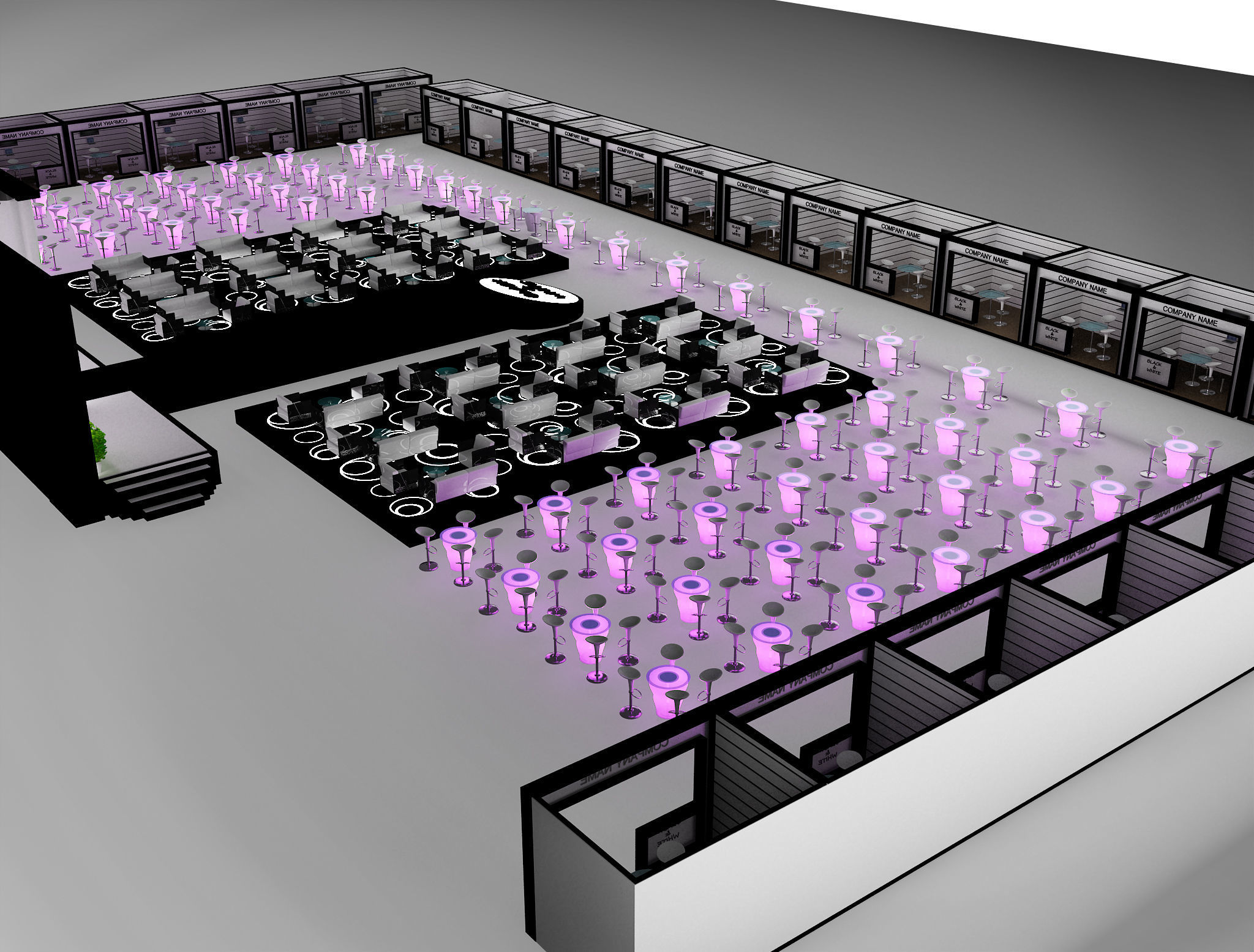 Event Exhibition Setup show presentation display a79 3D model_6