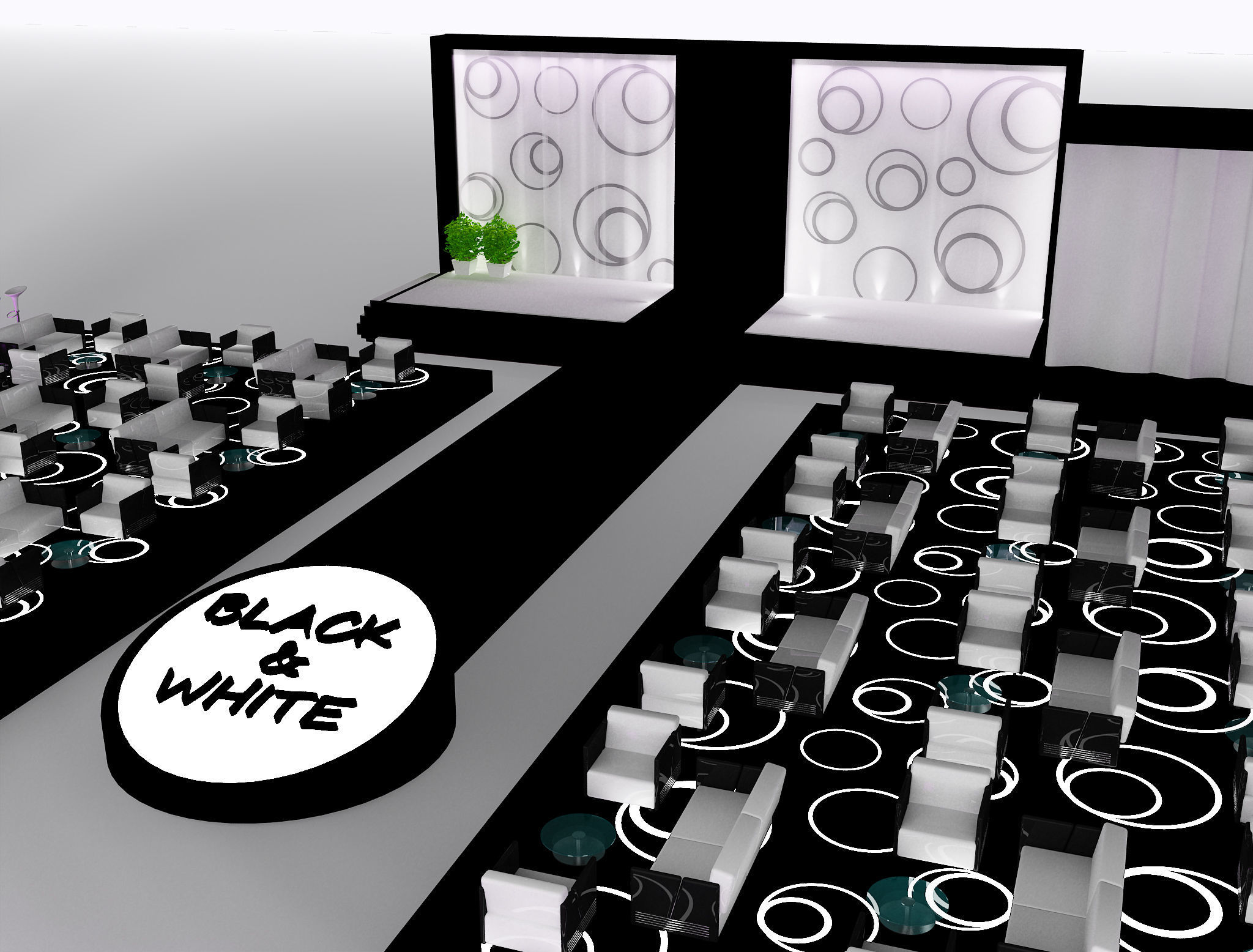 Event Exhibition Setup show presentation display a79 3D model_3