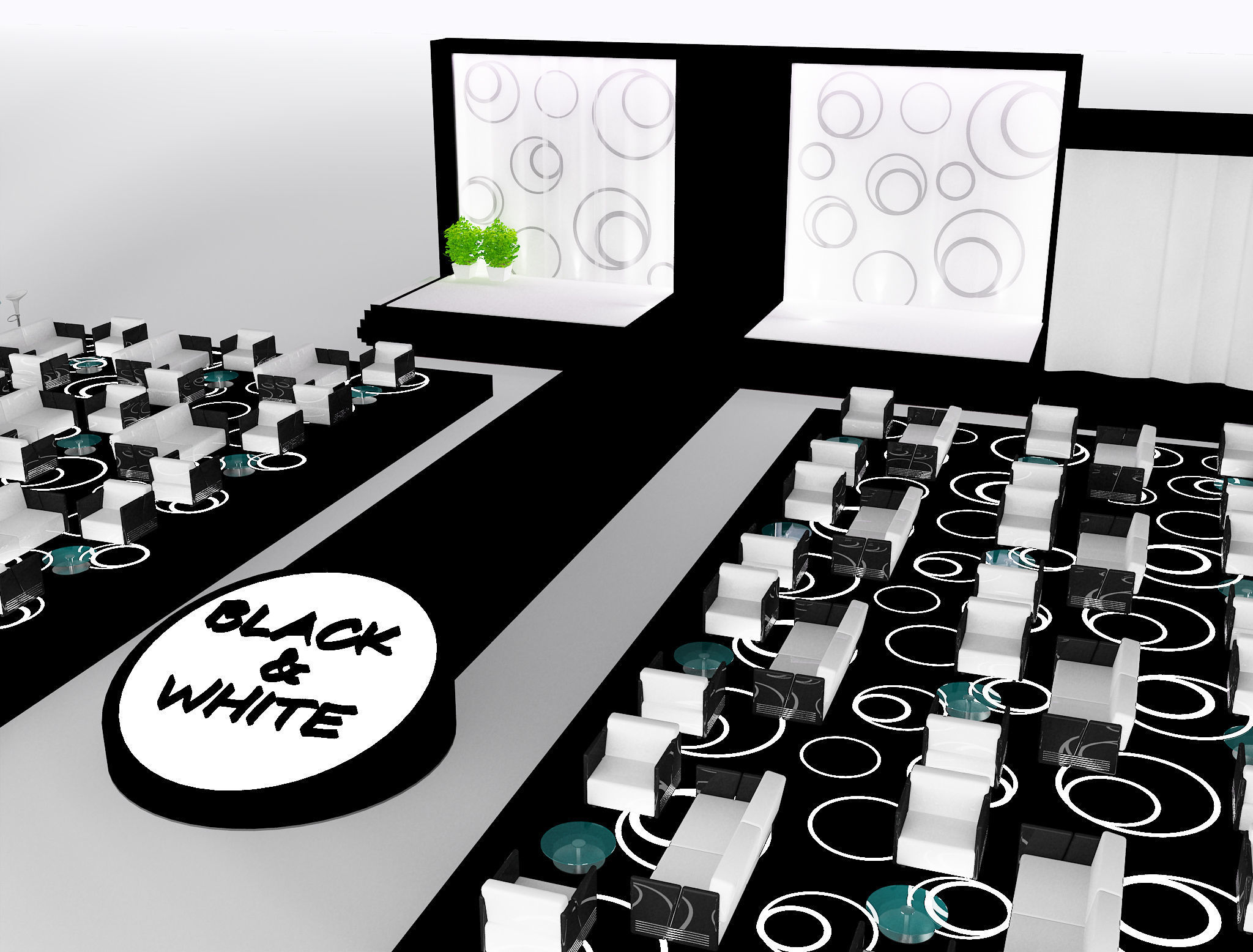 Event Exhibition Setup show presentation display a79 3D model_4