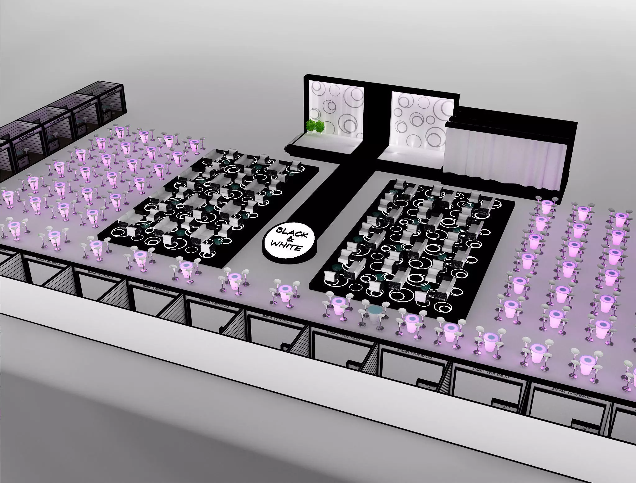 Event Exhibition Setup show presentation display a79 3D model_0