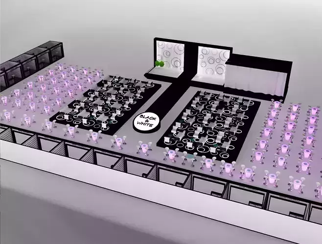 Event Exhibition Setup show presentation display a79 3D model