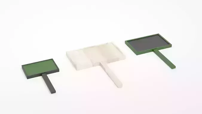 Market Sale sign 3d model Low-poly 3D model