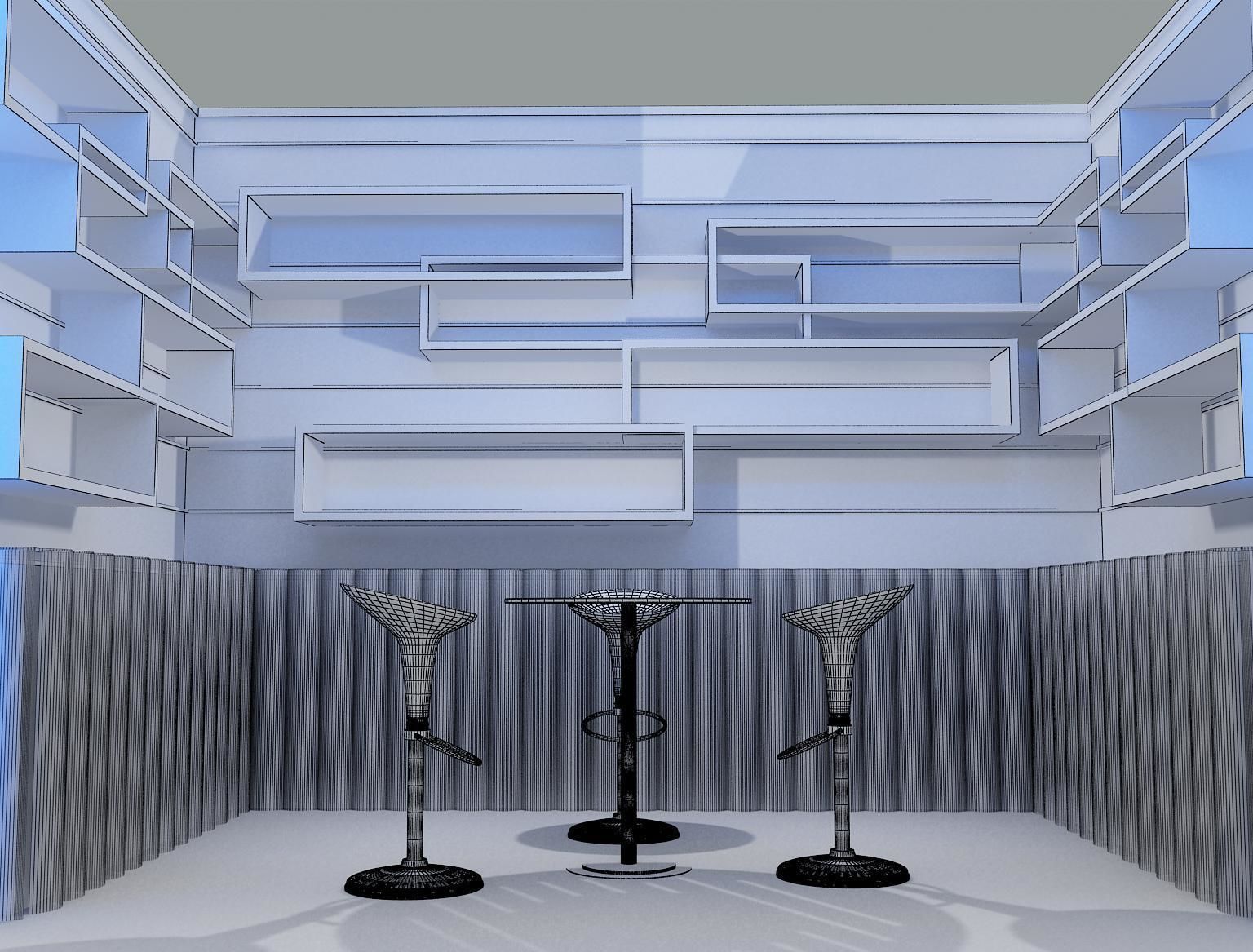 Booth Exhibition Stand a80 3D model_7