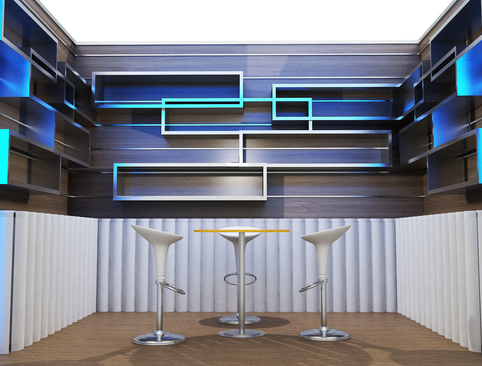 Booth Exhibition Stand a80 3D model_6