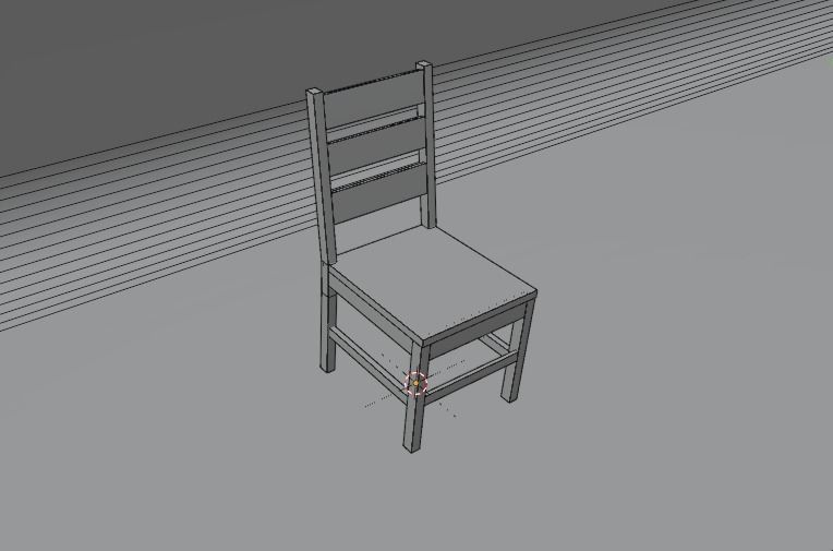  Basic Chair 3D Model 3D model_3