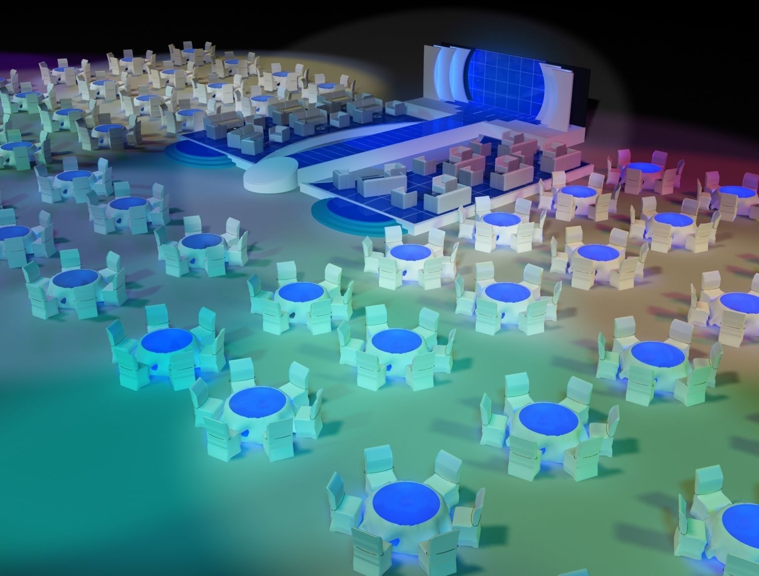 Event Exhibition Setup show presentation display  a81 3D model_4